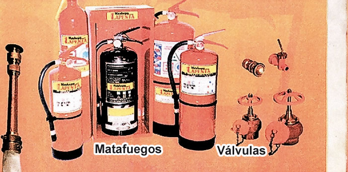 matafuegos válvulas